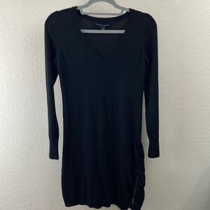 Banana Republic Black Long Sleeve Dress